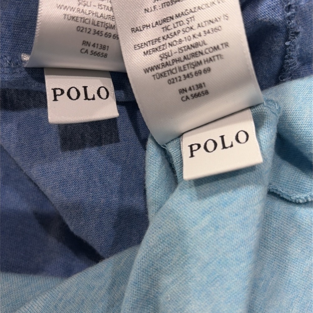 Polo Ralph Lauren Classic Fit Shirt Men's XS Blue Teal V-Neck Short Sleeve (2) - Picture 10 of 10